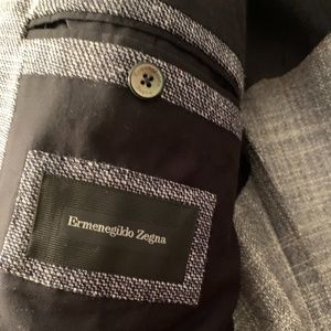 NWT Ermenegildo Zegna Cashmere Silk Jacket Siena Fit size 46US/56It
